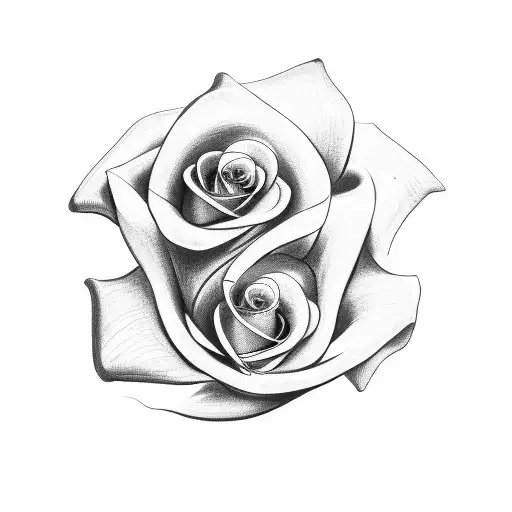 2 Snakes Around A Rose