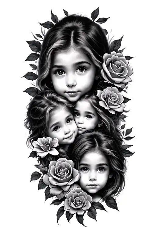 Siblings Tattoo For 15 Names Incorporated