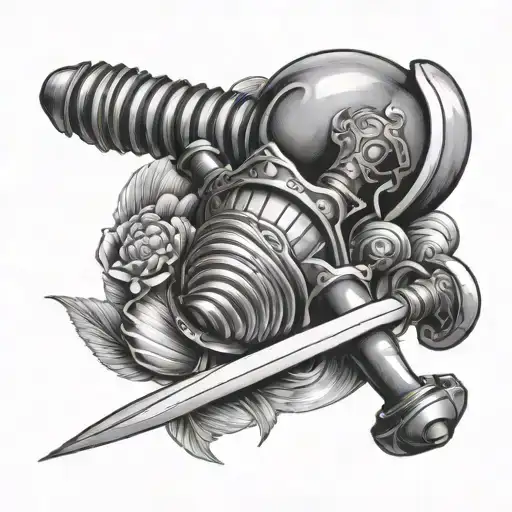Hammer And Shell And Sword