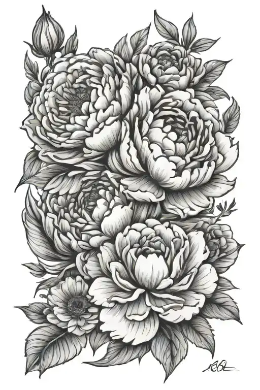 Flowers Peony Rose Daisy Flower