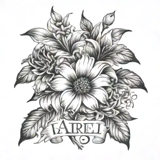 Childrens Names And Date Of Birth Flowers Kairell 0903 Genesis 3108