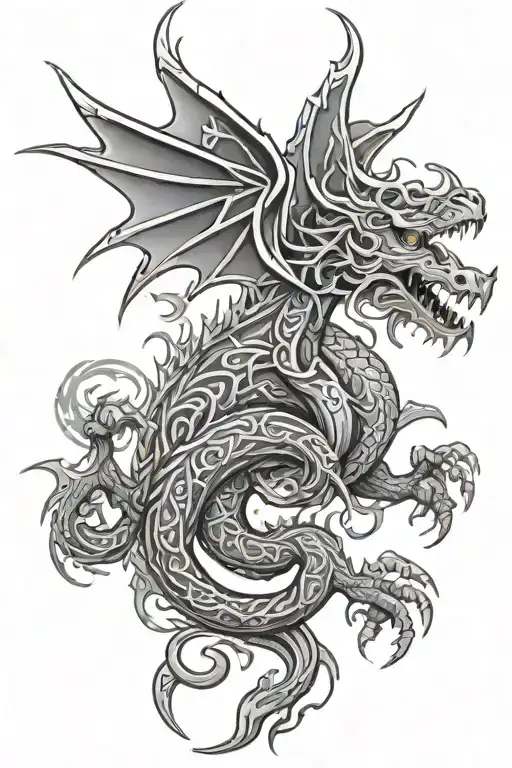 Celtic Draggon Wrapping