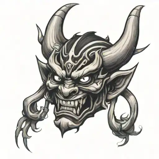 Oni Demon Mask
