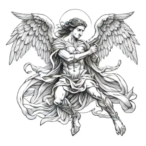 Arch Angel Gabriel Fighting