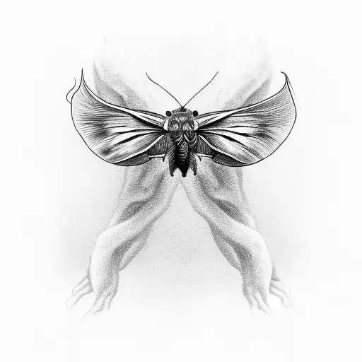 Arm Folding Death Moth