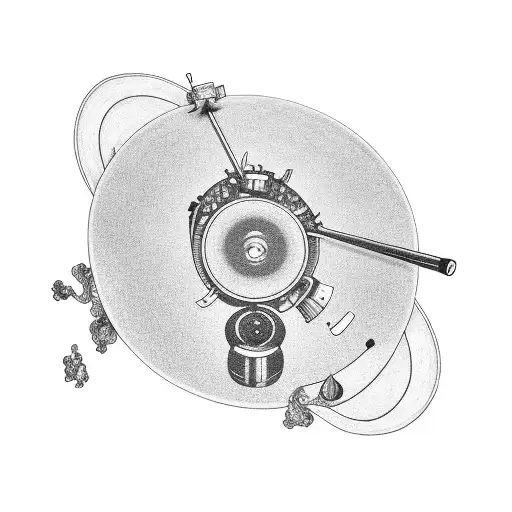 A Cancer Cell Shaped Like A Vinyl Record Spinning On A Turntable