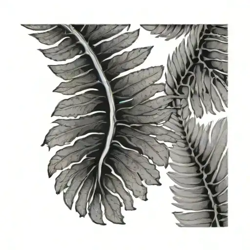 Silver Fern Leaf