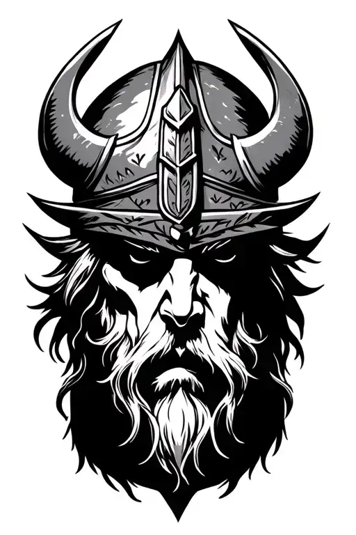 Traditional Viking Tattoo Design