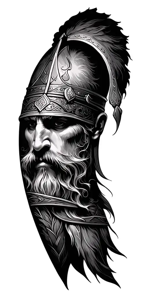 Traditional Viking Tattoo Design