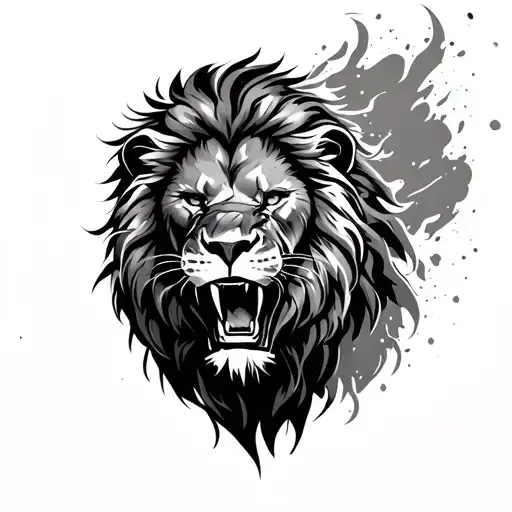 Lion Roaring