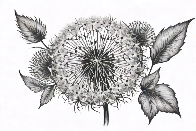 Just Breathe With Dandelion Flower