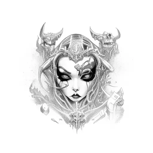 Sexy Female Death Evil