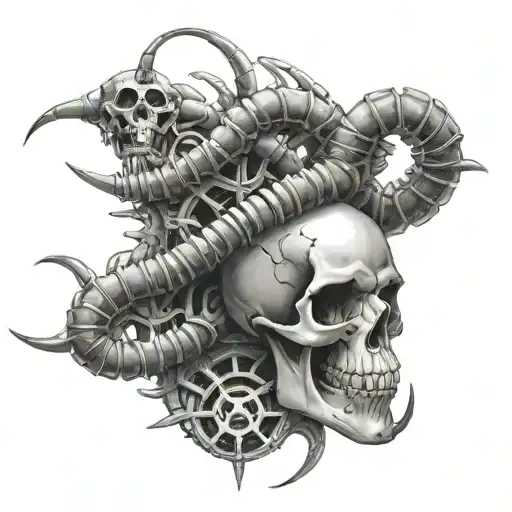 Skull Centipede