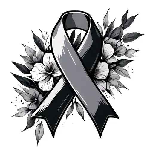 Mmxvi With Cancer Ribbon Behind