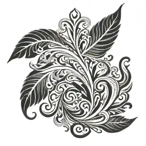 Signe Inifini In Nordic Tribal Plume