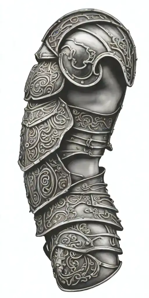 Gladiator Leather And Metal Shoulder Plate Armor