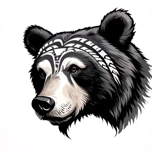 Nordic Bear Head