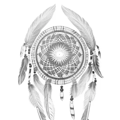 Manly Native American Dreamcatcher