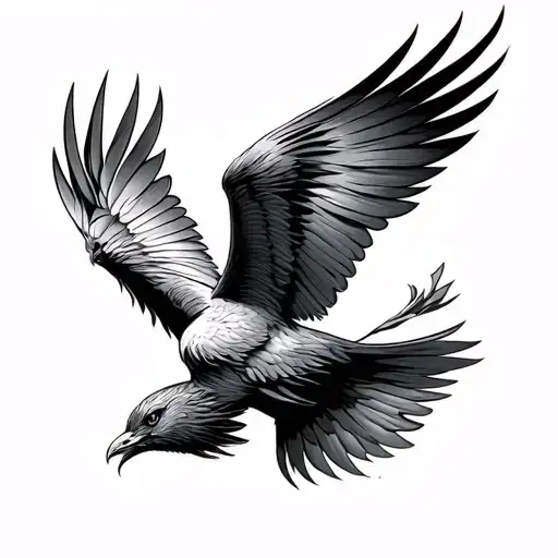 Pheonix Bird Flying