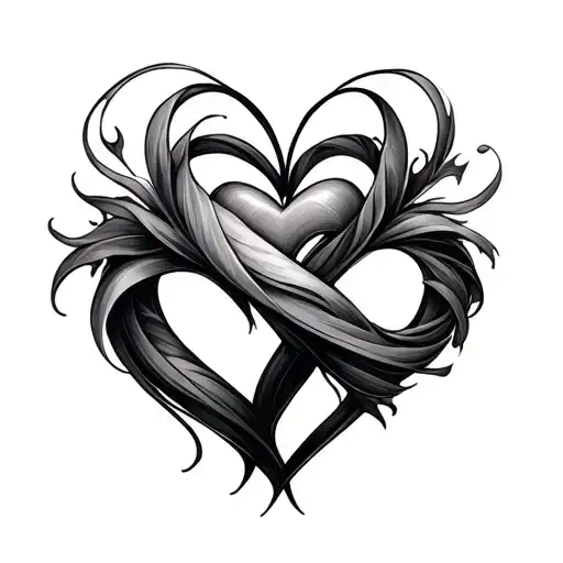 2 Love Heart Intertwined