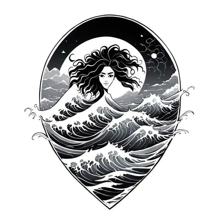 Moana Inspired Wave