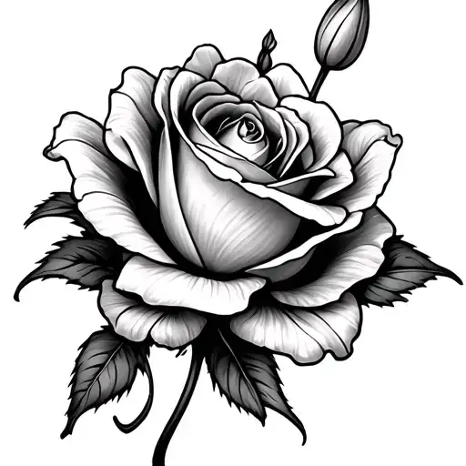 Beach Rose With Easter Lily And Tulip