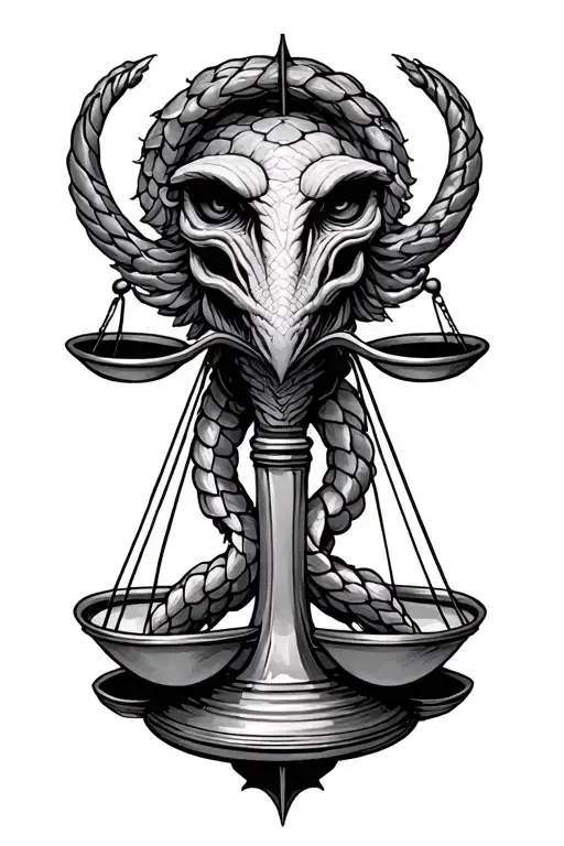 Libra Scales Creature Inspired