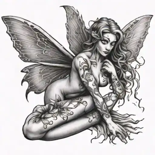 Full Nude Hot Fairy Peeing Pubes