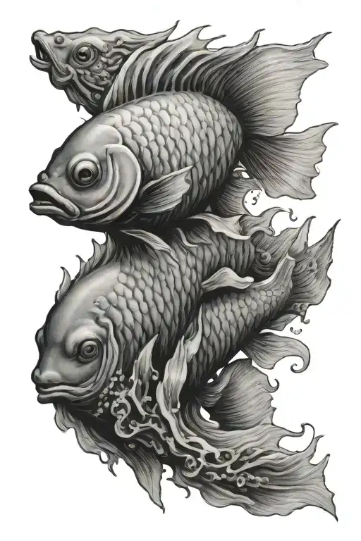 Water God Fish Ocean