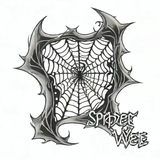 Spider Web Word 'Carefree'