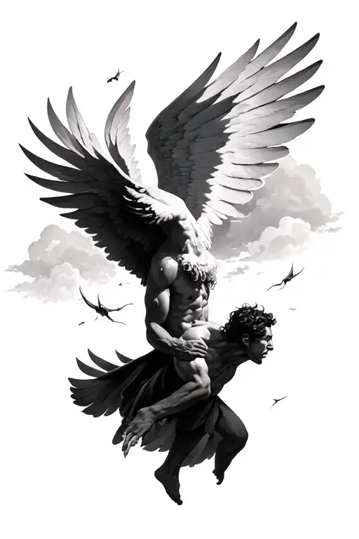 Icarus Falling From Sky