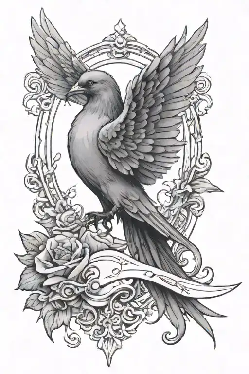 Aragorns Broken Sword With A Dove