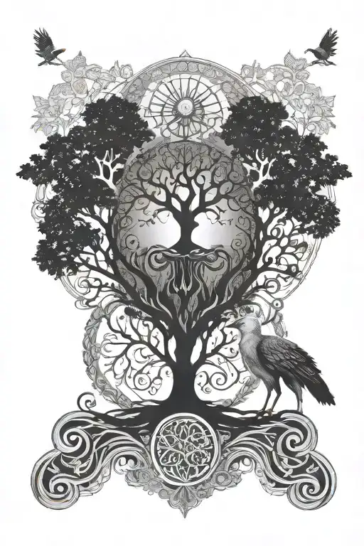 Tree Of Life And Nordic Mythology