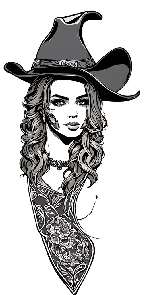 Tooled Leather With Western