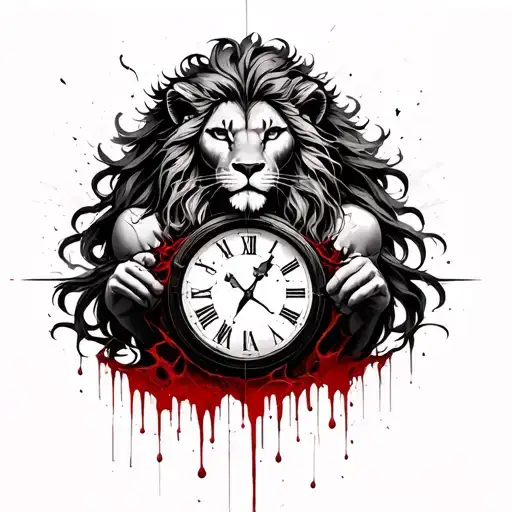 Lion Woman Strong Broken Clock And Betrayal Blood