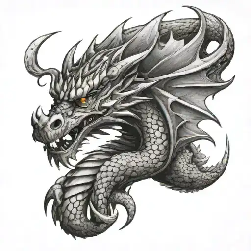 Dragon Biceps Signifying Independent