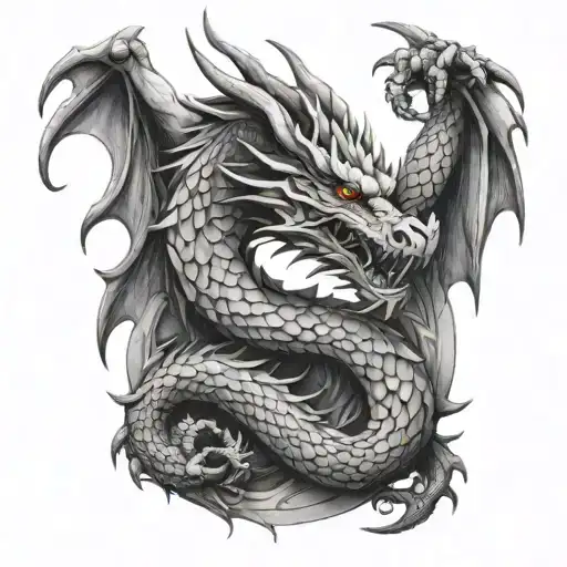 Dragon Biceps Signifying Independent