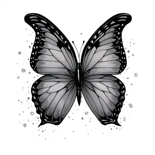 Fine Line Butterfly