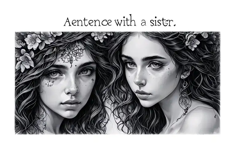 A Sentence With Meaning Tree Sister
