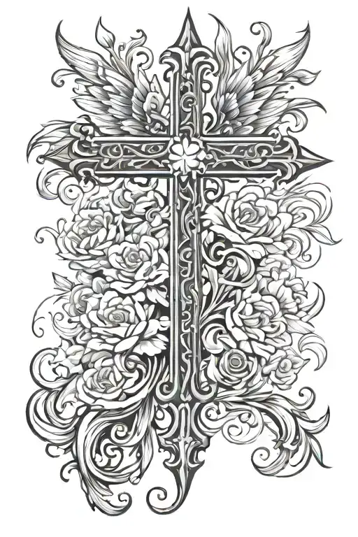 Phoenix Cross Flowers