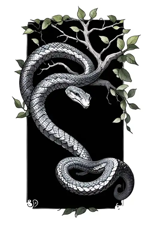 Tree And Snake