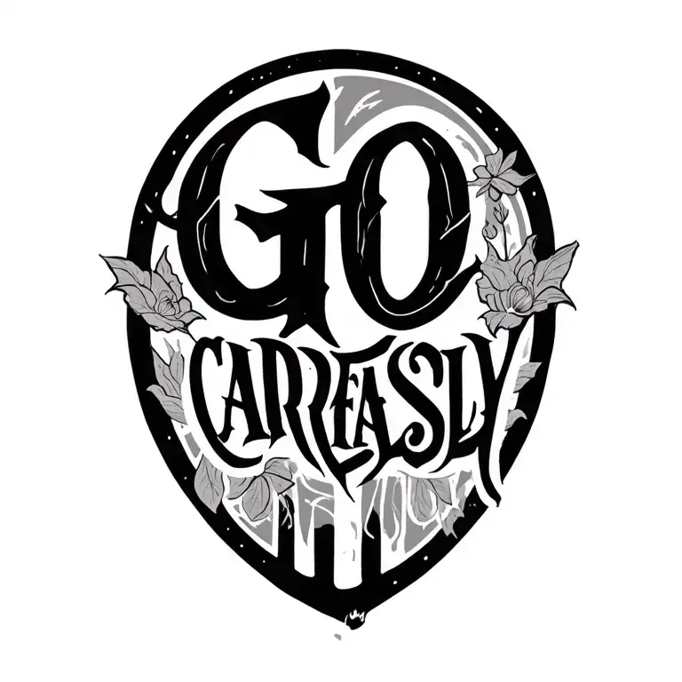 The Inscription Go Carelessly