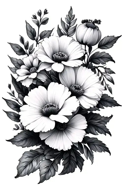 January December And July Birth Flowers