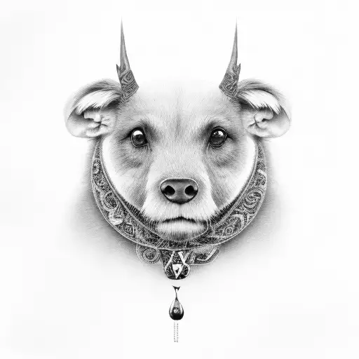 A Realistic Black And Grey Portrait Of A Marimbaphon