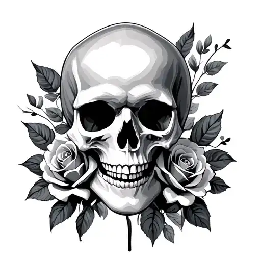 Skull And Roses