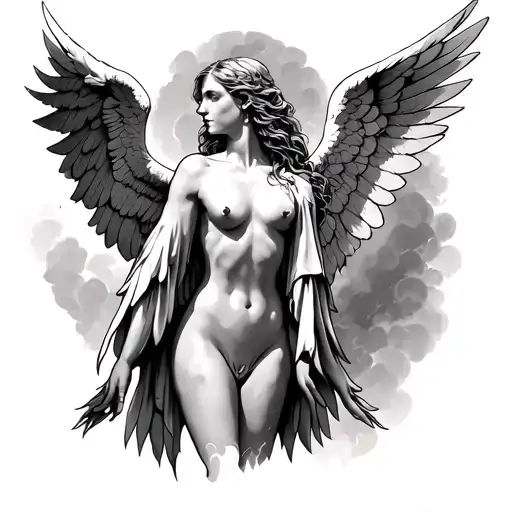 Seraphim Angel On Back