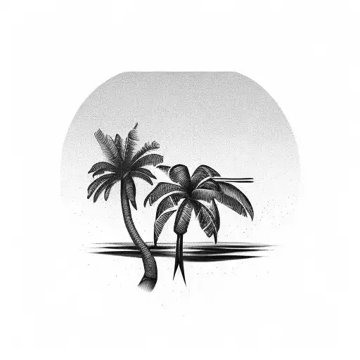 Palm Tree With Dagger