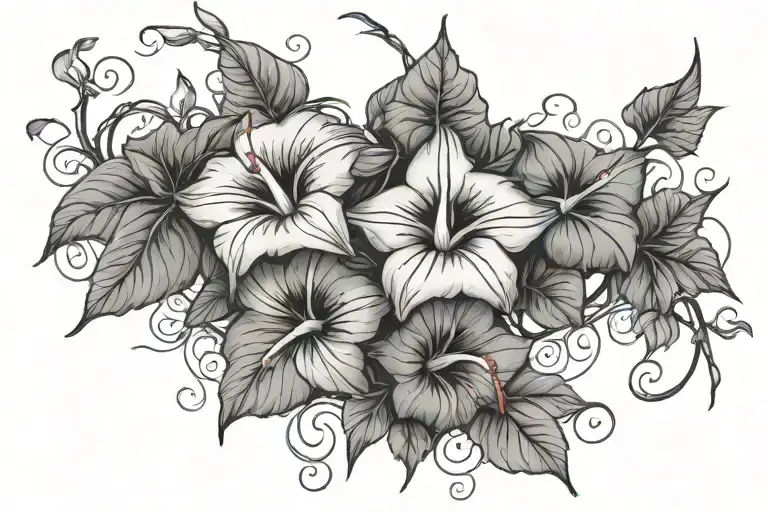 Bloody Morning Glory Vine