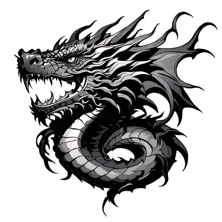 The Dragon Is Horizontal