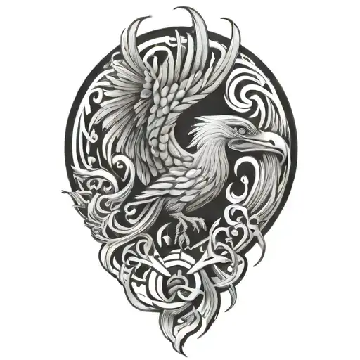 Phoenix Rising From Ashes